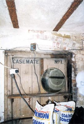 Click to enlarge Betchworth Mobilisation Centre: Door into the gorge casemates.