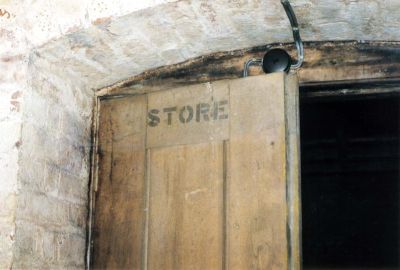 Click to enlarge Betchworth Mobilisation Centre: Between the two shell stores is the store magazine which contained the cartridges.