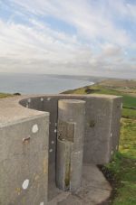 D.R.F. Pedestal Whitesand Bay Battery Plymouth