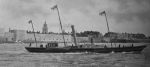 Royal Yacht Elfin 1848-1901: Here seen passing Hot Walls at Portsmouth