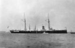 Mersey 1885: Mersey Class Protected Cruiser: Coastguard Ship at Harwich