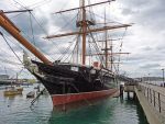 Warrior in 2009 at Portsmouth Dockyard Heritage area.