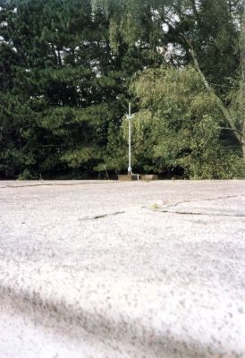 Click to enlarge Woldingham Mobilisation Centre roof of the shell store: lightning conductor