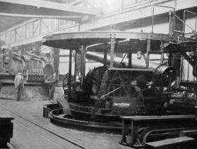 A 6-inch H.P. in the Royal Carriage Department South Erecting Shop 1899