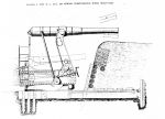 Early design for a Hydropneumatic Disappearing mounting for the 6-inch B.L. gun