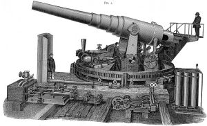 The Eastern and Anderson design by Moncrieff for a 50-ton B.l. mounted on the Russian ship Catherine II