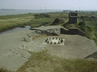 4.7-inch QF emplacement