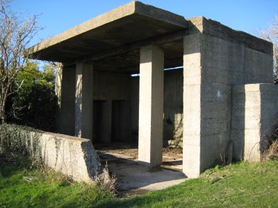 4-inch BL ex-naval emplacement
