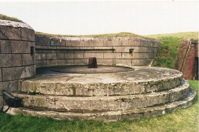 Emplacement for 64pr. RML