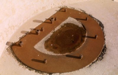 6pdr QF mounting plate