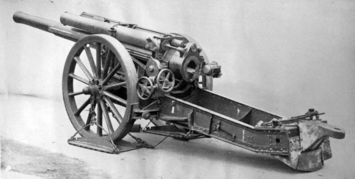 60pr B.L. Mark I on a Mark I carriage