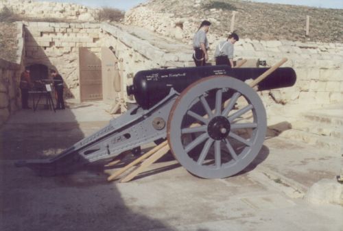 8-inch Howitzer ar Rinella battery Malta