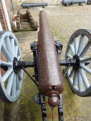 9pdr 8cwt gun at Southsea Castle: Portsmouth
