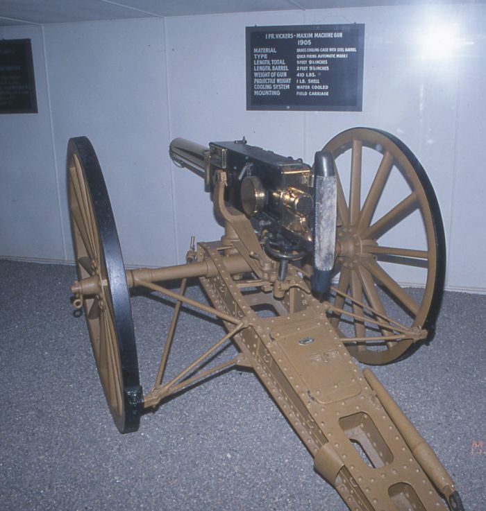 Maxim Machine Gun on Infantry Carriage