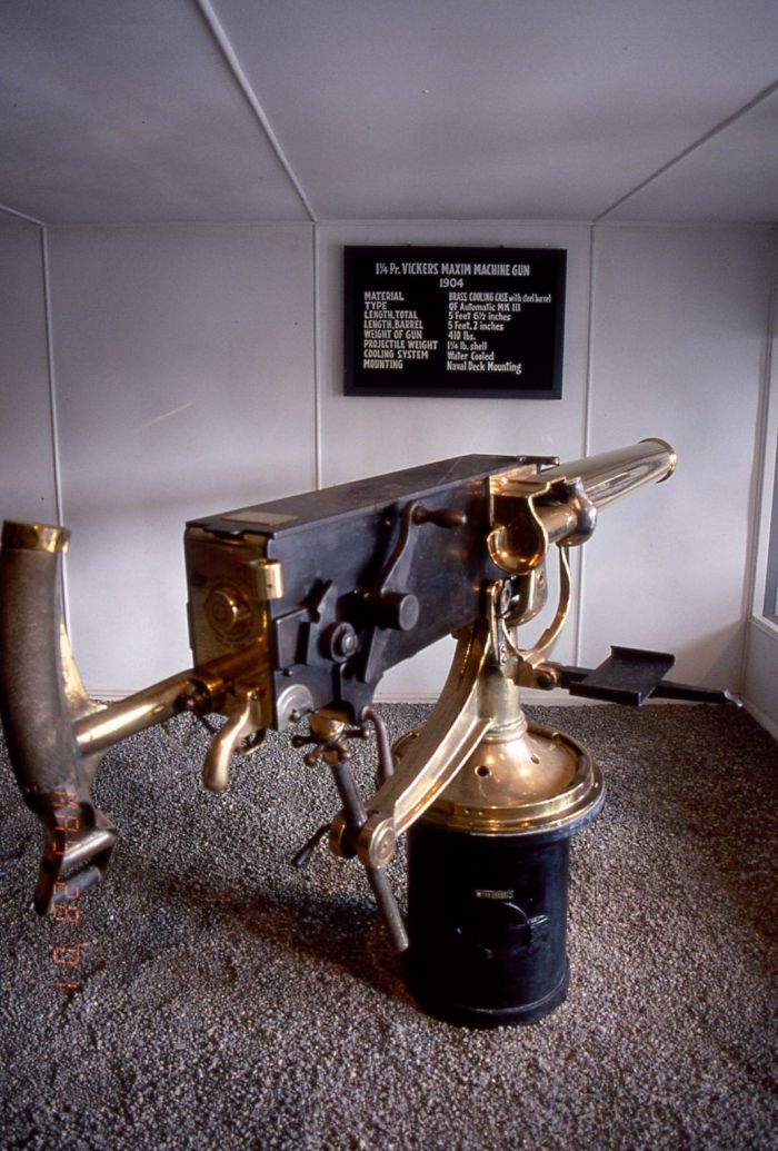 Maxim on Naval Deck Mounting