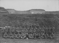 Officers and men of the RGA at Fort Nelson circa 1912. (Photo appears with the kind permission of Nick Bennett)