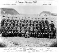 35 Heavy Battery Royal Garrison Artillery at Fort Nelson in 1906