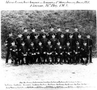 1st. Heavy Artillery Brigade Royal Garrison Artillery  Fort Nelson in May 1909 