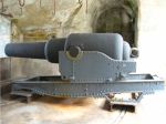 Forts of Bermuda: St. Catherine's Fort - 10-inch RML in Haxo casemate 
