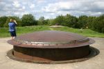 Fort Douaumont: Verdun: France: 155mm machine gun turret