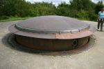 Fort Douaumont: Verdun: France: 155mm machine gun turret 