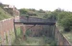Fort Bembridge entrance bridge at gorge of fort