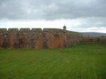 Fort George:Dry ditch