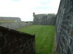 Fort George: External North wall looking East