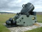 Fort George: Rampart above guard room, 13-inch mortar (sea service)