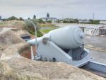 Australia: Adelaide: Fort Glanville: 10inch RML on Armstrong Protected Barbette mounting