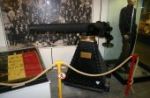 Fort Loncin: Museum with Nordenfeld 5.7cm  rapid-fire gun