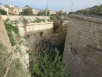 Fort Pembroke: Malta: Ditch with counterscarp galleries.