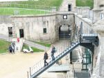The Nothe Fort: Weymouth: Dorset: The entrance viewed from the terreplein.