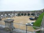 The Nothe Fort: Weymouth: Dorset: The parade from the terreplein.