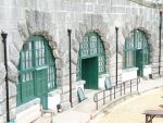 The Nothe Fort: Weymouth: Dorset: The barrack casemates.