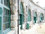 The Nothe Fort: Weymouth: Dorset:  The barrack casemates.