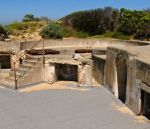 Port Phillip: Southern Victoria: Australia: Fort Pearce gun emplacement