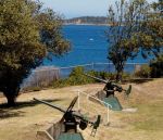 Port Phillip: Southern Victoria: Australia: Fort Queenscliff 6pdr emplacement