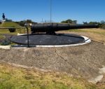 Port Phillip: Southern Victoria: Australia: Fort Queenscliff 8-inch B.L. H.P. disappearing gun emplacement
