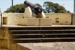 Port Phillip: Southern Victoria: Australia: Fort Queenscliff Lower Battery 64pr 