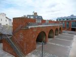 Point Battery and Barracks: Old Portsmouth: Hampshire: North Barrack casemates