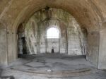 Point Battery and Barracks: Old Portsmouth: Hampshire: Interior of one of the upper South facing gun casemates of the North Bastion
