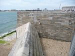 Point Battery and Barracks: Old Portsmouth: Hampshire: View Northwards towards the Old Saluting Battery.