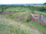 Fort Purbook: Portsdown Hill Defences of Portsmouth: Flanking gallery on east rampart