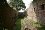 Sandown Barrack Battery: Isle of Wight:  interior of right caponier