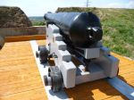 The 64pr RML on the west rampart at Fort Nelson