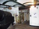Spitbank Fort: Spitheat: Portsmouth: interior of one of the armoured casemates looking towards the rear of the casemate