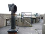 Spitbank Fort: Spithead: Portsmouth: One of the two 6-inch B.L. emplacements with ventilator.