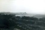 Stokes Bay Lines: Gosport: View from Palmerston Way over the Stokes Bay Moat towards Stokes Bay pier - 1960s