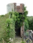 Stokes Bay Lines: Gosport: No.2 battery. Battery Command Post with telephone room beneath - August 2010